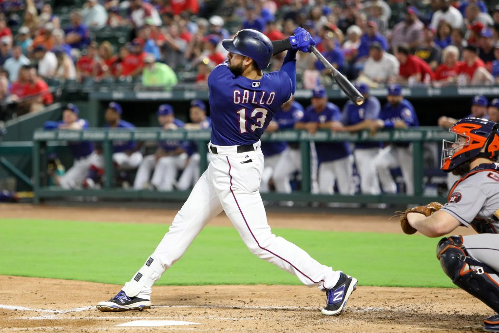 Joey Gallo Casual Fan GIF - Joey Gallo Casual Fan Texas Rangers