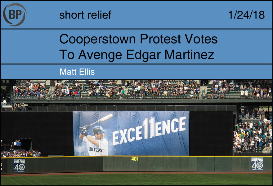 Cooperstown Protest Votes to Avenge Edgar Martinez by Matt Ellis