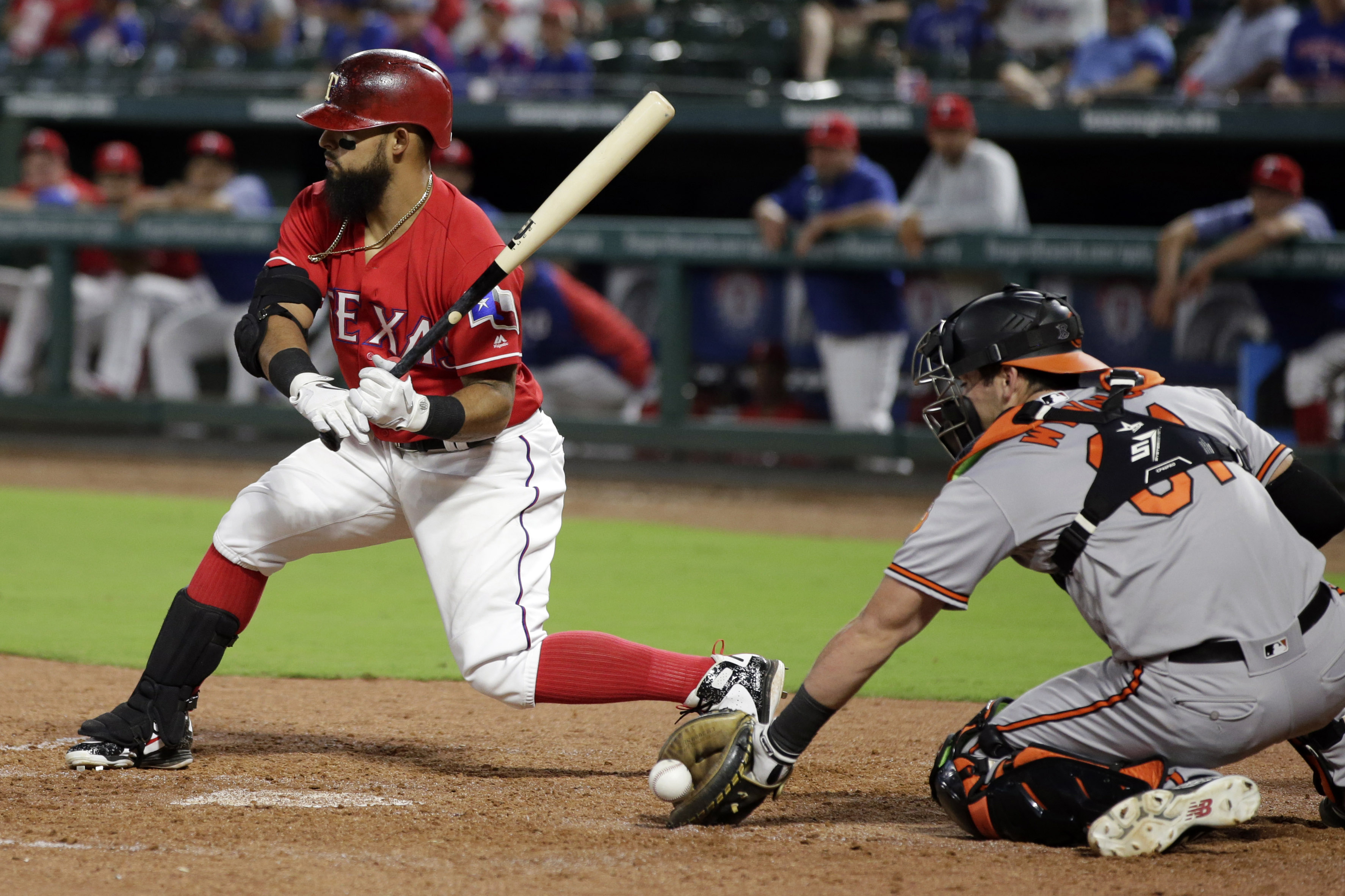 Rougned Odor Texas Rangers Game-Used Fourth of July Star and