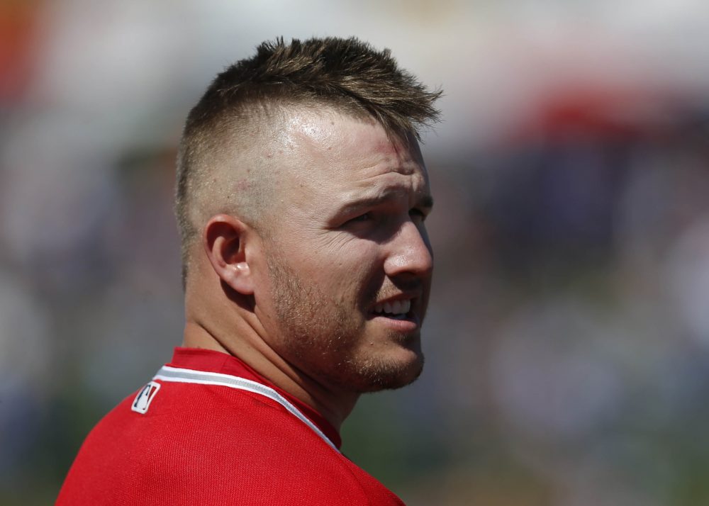 Baseball Bros on X: Mike Trout's son got his first haircut