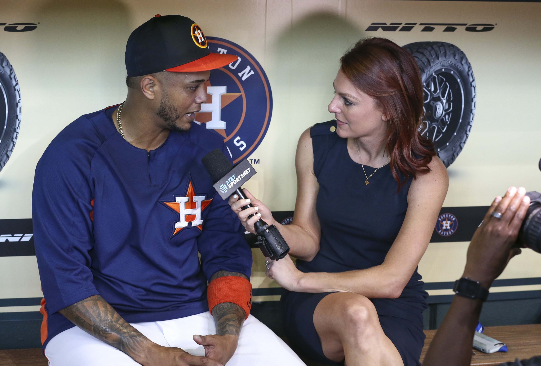 Houston Astros - Team win. Julia Morales catches up with