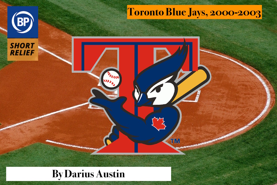 Blue Jays muscle bird logo (2003) : r/baseball