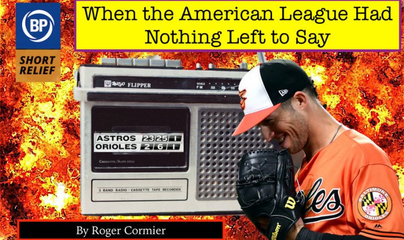Long Relief: When the American League Had Nothing Left to Say