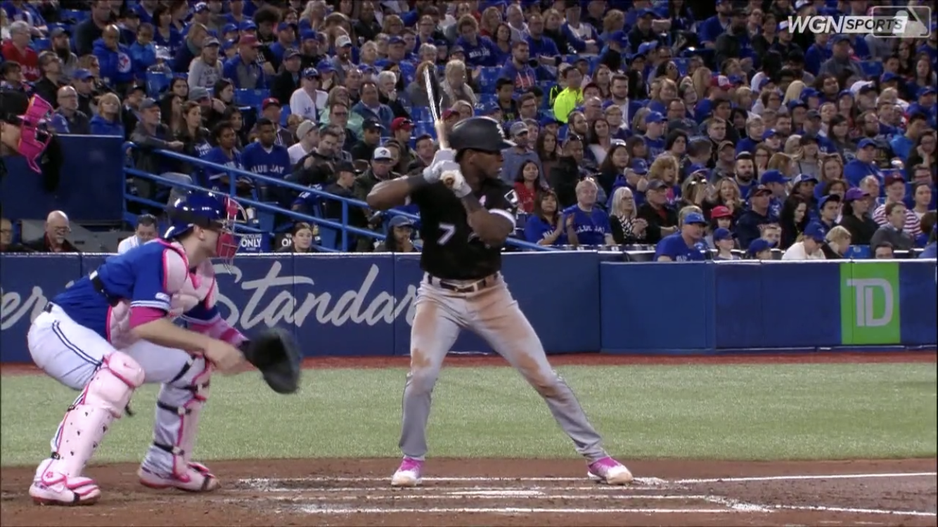 All Angles of Tim Anderson's HR + Bat Throw 