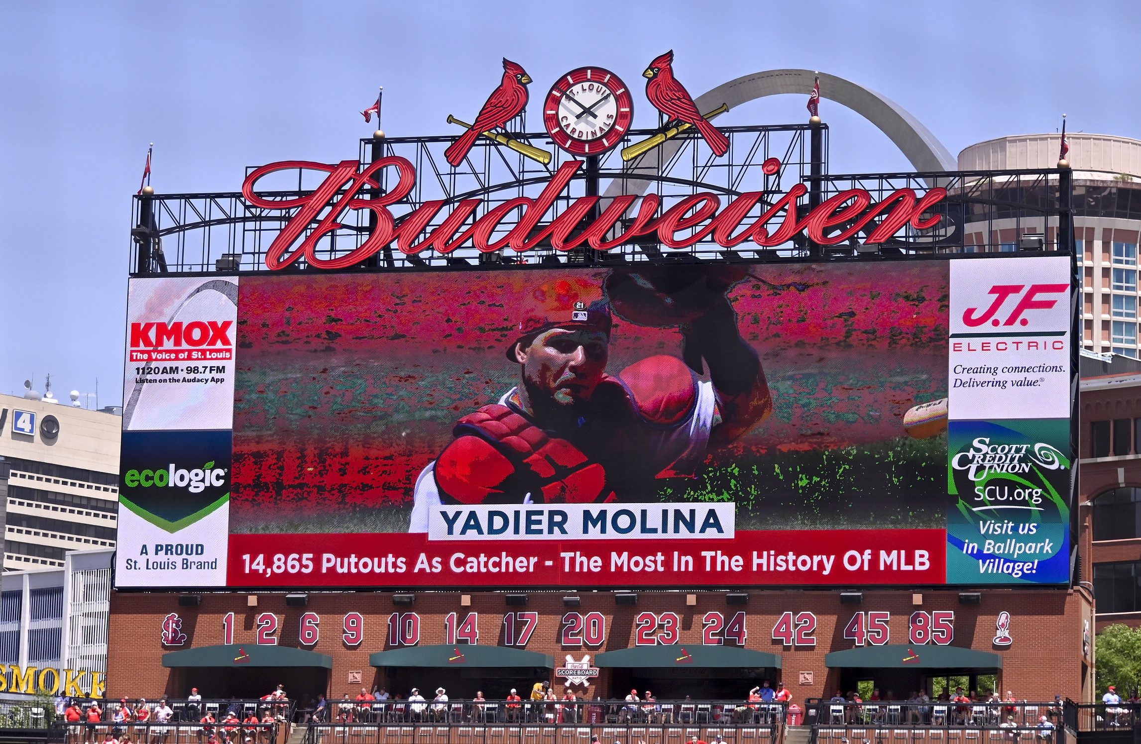 MLB Cornhole Game Sports Crate Tabletop StL Cardinals Yadier Molina New In  Box